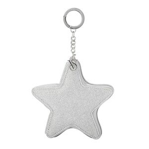 *NWT* Victoria’s Secret Silver Star Keychain Bag Charm Pouch